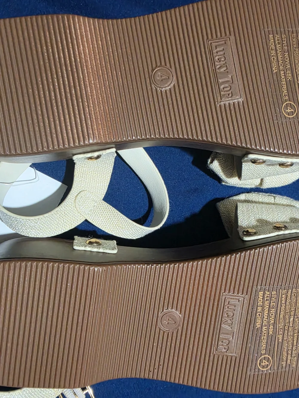N/A beige sandals